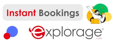 Explorage instant booking logo