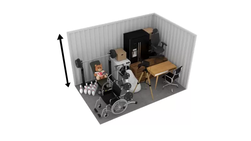How Big Is A 100 Square Foot Storage Unit In Reality Explorage